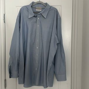Round tree and Yorke blue dress shirt 20 36/37